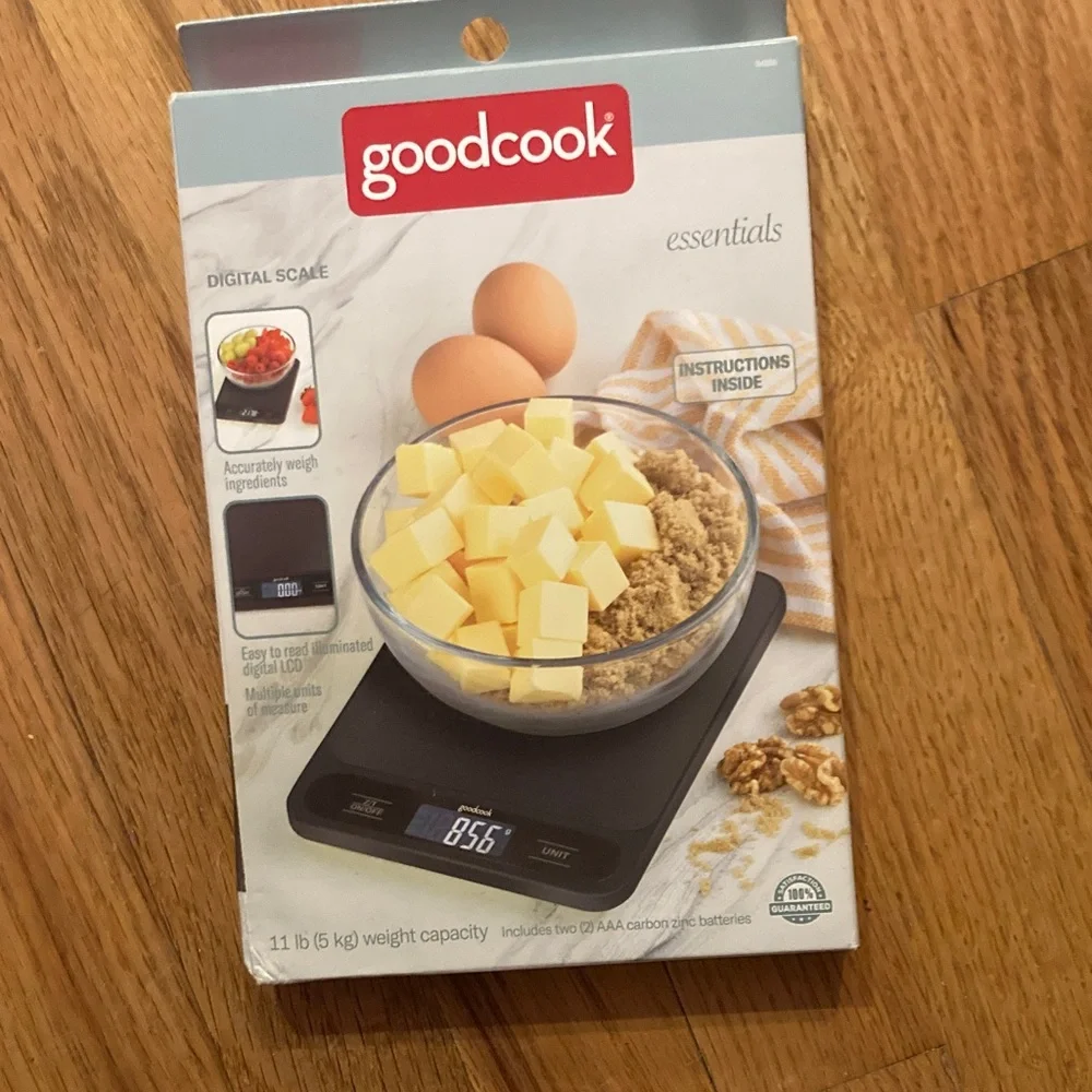 The Goodcook Digital Kitchen Scale up to 11 lbs - NIB